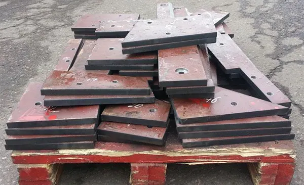 110G13L Yüksek Manganlı Çelik Hadfield Plaka - Demkop